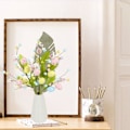 Miniatyrbild 6 av 10: Påskblomma plocka påskägg kvistgrenar Konstgjord påsk