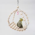 Pikkukuva 1 / 5: Parrot Swing Toy Bird Chew Toy Wood