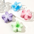 Miniatyrbilde 5 av 8: Frangipani Hårklemmer Blomst Hårklemme HVIT TRANSPARENT FARGE white Transparent color-Transparent color