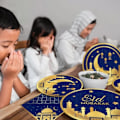 Pikkukuva 8 / 10: Eid-paperilautasarjoja - kupit, lautaset ja servietit 1 1