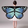 Miniatyrbilde 9 av 10: Butterfly Cape Butterfly Wings sjal 04 04 04