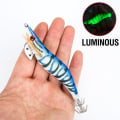 Miniatyrbilde 5 av 10: Trereker lokker Blekksprutkrok 12CM/14GBLÅ BLÅ 12cm/14gBlue