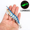 Pikkukuva 5 / 10: Puiset katkaravun vieheet Squid koukku 8cm/7.6GRED RED 8cm/7.6gRed
