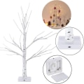 Miniatyrbillede 10 af 10: Led Birch Light Tree Twinkling Tree Bonsai SORT Black