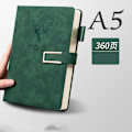 Miniatyrbillede 10 af 10: A5 Notebook Journal SORT black