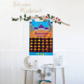 Miniatyrbillede 6 af 6: Felt Countdown Ramadan-kalender Ramadan Countdown-kalender BLÅ blue