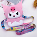 Miniatyrbilde 3 av 10: 1 Stk Kuromi Silikonveske Kawaii Veske SORT SORT