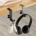 Miniatyrbillede 6 af 10: Skrivebord Side Krog Taske Krog SORT Black