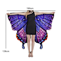 Miniatyrbilde 2 av 10: Butterfly Cape Butterfly Wings sjal 2 2 2