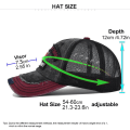 Miniatyrbilde 3 av 10: Brevbroderi Baseball Caps Net Snapback Hats ARMY GREEN army green