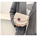 Miniatyrbild 8 av 10: Vävd väska Single Shoulder Crossbody-väska KHAKI khaki