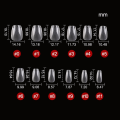Miniatyrbild 4 av 10: 240st/kartong False Nails Tips Gelly Nail Tips MANDELMANDEL ALMOND
