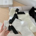 Miniatyrbillede 2 af 10: Sløjfe Lolita Strømper Tynde Kvinder sløjfestrømper BEIGE Beige