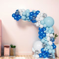 Pikkukuva 4 / 5: Sininen ja valkoinen Balloon Garland Kit Arch Kit