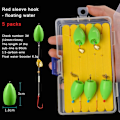 Miniatyrbild 1 av 10: 5Förpackningar/Låda Set Fiskedrag STYLE 3 FLYTTE STYLE 3 Style 3 float