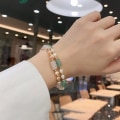 Miniatyrbilde 10 av 10: Good Luck Armbånd Jade Pearl Armbånd GRØNN Green