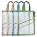Pikkukuva 10 / 10: Mesh vetoketjullinen pussipussi Läpinäkyvä viilalaukku VÄRI 3 VÄRI 3 Color 3