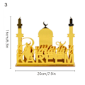 Pikkukuva 4 / 10: EID Mubarak -pöytäkoristeet Ramadan Kareem -koristelu 4 4