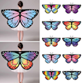 Miniatyrbilde 6 av 10: Butterfly Cape Butterfly Wings sjal 04 04 04
