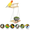 Miniatyrbilde 2 av 6: Bird Swing Leker Papegøye Abbor Stativ Hengekøye Seng