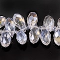 Miniatyrbild 3 av 10: 20st/ set Crystal Beads Teardrop Faceted Crystal 04 04 04