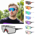 Pikkukuva 1 / 6: Polarisoidut aurinkolasit MTB Bike Protection Eyewear UV400 pyöräilylasit Black-Mirrored Red