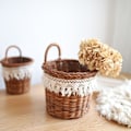 Miniatyrbilde 5 av 7: Rottingkurv Blomsterkurv A A A