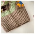 Miniatyrbild 5 av 9: Handgjorda Virkade Mössor Stickad Pullover Mössa VIT White