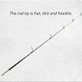 Miniatyrbilde 9 av 10: Isfiskestenger Isfiskepennstang M&HANDLE M&HANDLE M&Handle