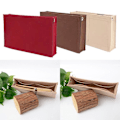 Miniatyrbillede 7 af 10: Filt-indsats taske Pung Liner WINE RED 2# 2# Wine Red 2#-2#