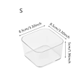 Miniatyrbillede 1 af 10: 1 stk Skrivebordsopbevaringsorganer Makeup Organizer Box S S S