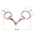 Miniatyrbilde 2 av 10: Silke skjerf Clip Dame Silke skjerf Spenne ROSE GULL Rose gold