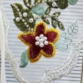 Miniatyrbilde 3 av 8: Kvinners blondekrage Dingzhu sjalkrage Front Placket krage