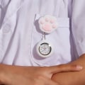 Miniatyrbild 6 av 10: Infällbar watch Brosch Nurse Pocket Watches VIT White