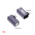 Miniatyrbild 1 av 10: USB-B till Type-C-omvandlare MIDI-adapter USB-B TILL USB-C ARMBÅG USB-B to USB-C Elbow