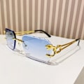 Pikkukuva 6 / 10: Cut Edge Aurinkolasit Cheetah Design Aurinkolasit Läpinäkyvä Transparent