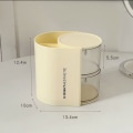 Pikkukuva 2 / 10: Powder Puff Storage Box Kosmeettinen puuvillasäilytys KELTAINEN 3-KERROS Yellow 3-layer-3-layer