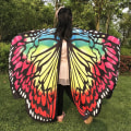 Miniatyrbillede 7 af 10: Butterfly Cape Butterfly Wings sjal 02 02 02