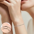 Miniatyrbild 3 av 10: Morse Code Armband Pärlor Armband GE ALDRIG UPP GE ALDRIG UPP Never Give Up