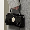 Miniatyrbillede 3 af 5: Læder Tote Bags Top Håndtag Taske Crossbody Tasker