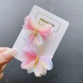 Miniatyrbilde 4 av 10: 2stk/sett Hårspenner Flocking Hårnåler ROSA ROSA pink