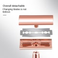 Miniatyrbilde 8 av 10: Double Edge Safety Razor Dame Barberhøvel GRÅ SET2 SET2 grey set2-set2