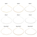 Pikkukuva 2 / 9: Metal Waves Hiuspanta Ohuet hiusnauhat ROSE GOLD 3 ROSE GOLD 3 Rose Gold 3