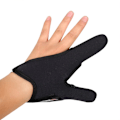 Miniatyrbillede 1 af 10: Fiskehandsker 2 Fingre Protector SORT VENSTRE VENSTRE Black Left-Left