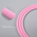 Miniatyrbilde 3 av 10: Mekanisk tastatur kveilkabel USB-tastaturledning ROSA pink