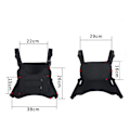 Miniatyrbillede 2 af 10: Sportsvest Taske Molle Brysttaske SORT SORT Black