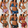 Miniatyrbild 9 av 10: Badkläder Bikini Set GOLD M Gold M