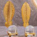Miniatyrbilde 4 av 10: Blad Krystallkule Ornamenter Krystallkule Craft 7 7 7