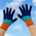 Miniatyrbild 7 av 10: Stickade yllehandskar Ridning Split Finger Handskar C C C