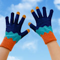 Miniatyrbillede 7 af 10: Strikkede uldne handsker Ride Split Finger Handsker C C C